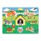Melissa&Doug- fa készségfejlesztő játék háziállatok