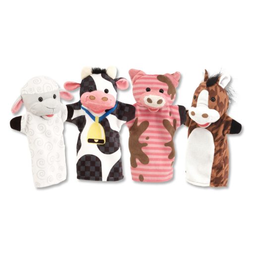 Melissa&Doug-bábjátékok háziállatok 4db