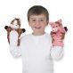Melissa&Doug-bábjátékok háziállatok 4db
