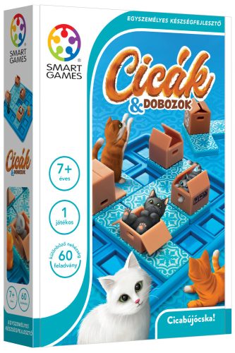 Cicák és dobozok logikai fejtörő játék Smart Games