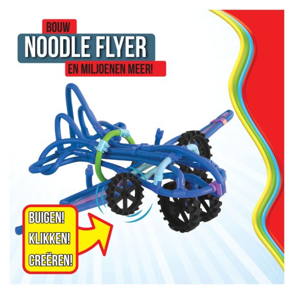 Spaghetteez Noodle Flyer -repülőgép építőjáték