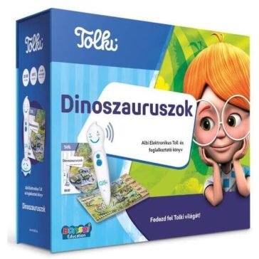 Tolki interaktív hangoskönyv készletben - Dinoszauruszok