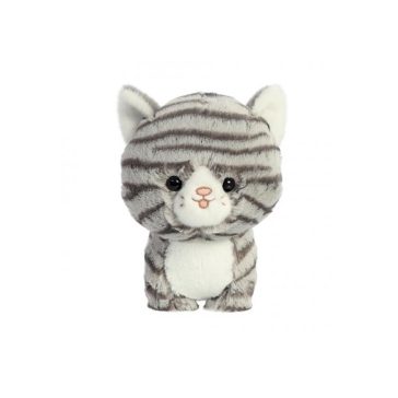 Teddy Pets 18 cm Szürke Tabby cica