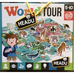 3D puzzle- Utazás a világ körül-Headu