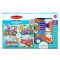 Melissa&Doug- bébi fajáték óriás puzzle- járművek