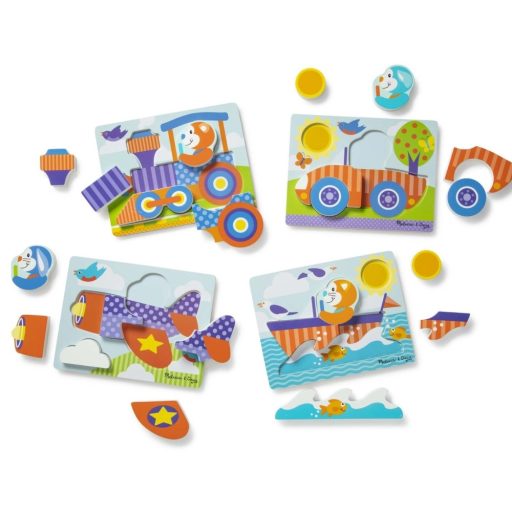 Melissa & Doug, Óriás puzzle, járművek
