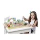 Melissa&Doug- fa játék- városi járművek-18db-os