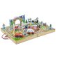 Melissa&Doug- fa játék- városi járművek-18db-os