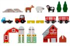  Fa jármű, vidd magaddal, farm építőjáték Melissa and Doug