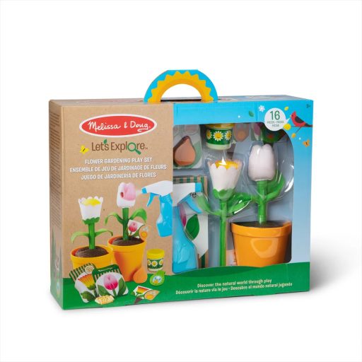 Melissa&Doug-bébijáték öntöző virágkészlet
