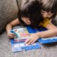   Melissa & Doug kreatív játék, rajzolás vízzel, Azúrkék nyomok és te - formák