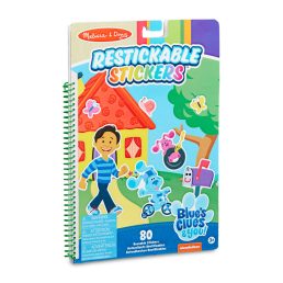   Melissa&Doug- kreatív játék újrahasználható matrica füzet azúrkék nyomok és te azúrkék kedvenc