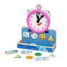 Melissa & Doug fa készségfejlesztő játék - mágneses óra