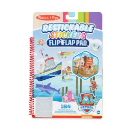   Melissa&Doug- kreatív játék újrahasználható matrica füzet Mancs őrjárat kaland