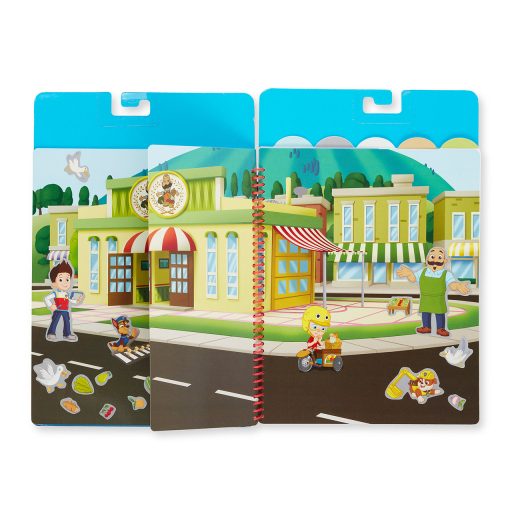 Melissa&Doug- kreatív játék újrahasználható matrica füzet Mancs őrjárat kaland