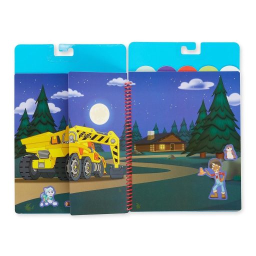 Melissa- & doug kreatív játék újrahasználható matrica füzet mancs őrjárat a nagy