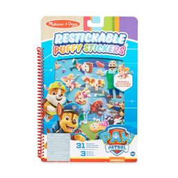   Melissa&Doug- kreatív játék, pufi matrica füzet- mancs őrjárat- kaland