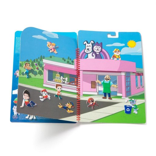 Melissa&Doug- kreatív játék pufi matrica füzet mancs őrjárat kaland