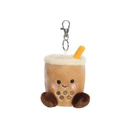 Palm Pals plüss kulcstartó 10 cm Tejes B