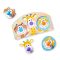 Melissa&Doug- fa készségfejlesztő játék puzzle fogantyúval vadállatok