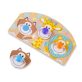 Melissa&Doug- fa készségfejlesztő játék puzzle fogantyúval vadállatok