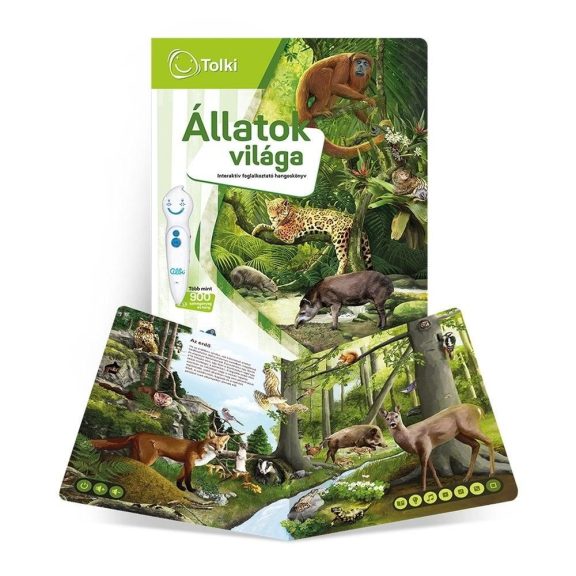 Interaktív foglalkoztató könyv - Állatok világa