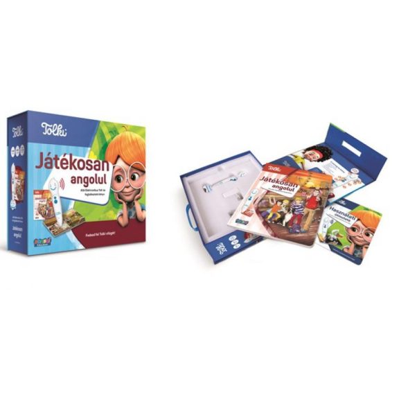 Interaktív foglalkoztató könyv - készletben Playful English