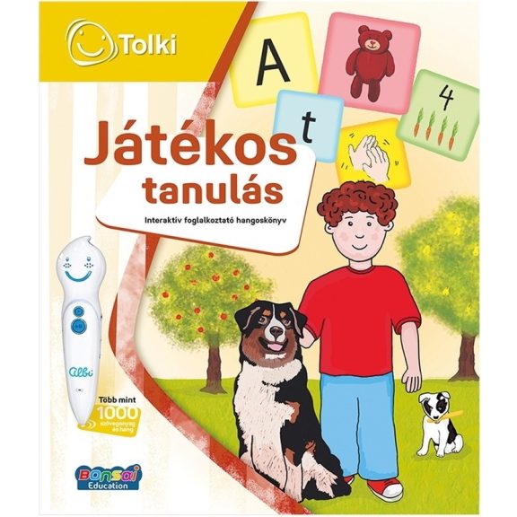Tolki Interaktív foglalkoztató könyv tollal készletben - Játékos tanulás