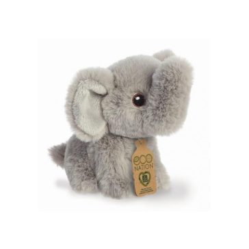 Eco Nation 13 cm mini elefánt plüssfigura