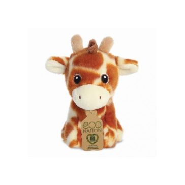 Eco Nation 13 cm mini zsiráf plüssfigura