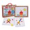 Melissa&Doug- készségfejlesztő játék színes mágneses kirakó