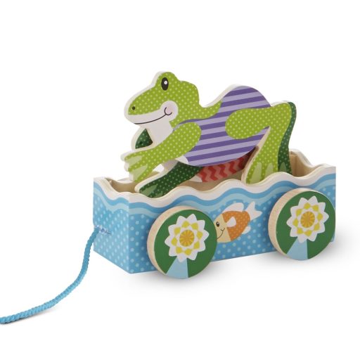 Melissa & Doug Bébi és tipegő fajátékok, Békaverseny