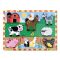 melissa&doug  készségfejlesztő játék, könnyen megfogható puzzle, farm