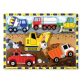 Melissa & Doug Készségfejlesztő játék, Könnyen megfogható puzzle, munkagépek