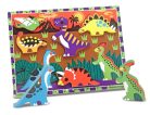 Melissa & Doug Fa készségfejlesztő játék, Könnyen megfogható puzzle, dínók