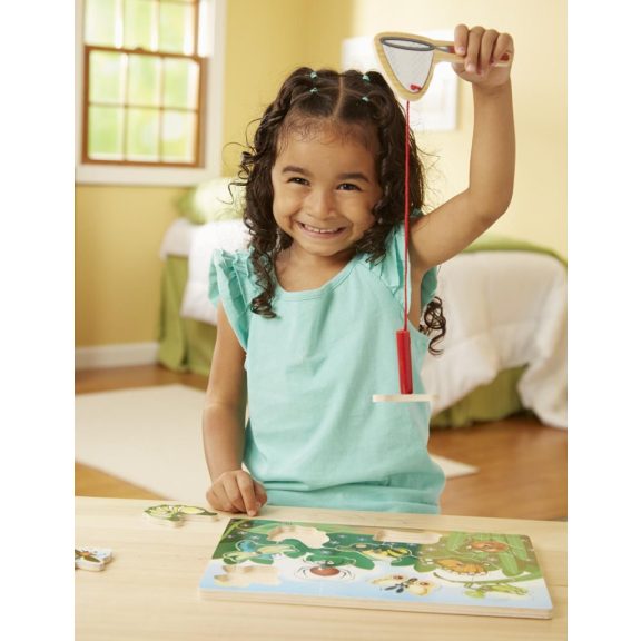 Melissa & Doug Fa készégfejlesztő játék, Mágneses lepkeháló