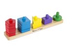 Melissa & Doug Fa készségfejlesztő játék, Formarendező Toronyépítő