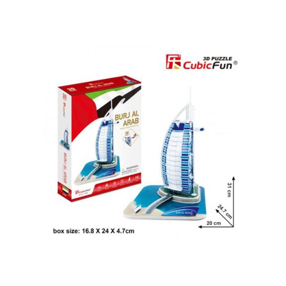 3D puzzle - Burj al Arab 46db-os CubicFun