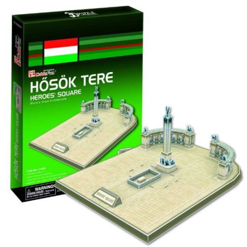 3D puzzle Hősök tere 66db-os  CubicFun