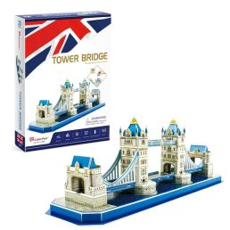 3D puzzle -Tower Bridge London 52db-os CubicFun