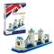 3D puzzle -Tower Bridge London 52db-os CubicFun