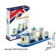 3D puzzle -Tower Bridge London 52db-os CubicFun