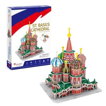 3D puzzle kicsi St.Basil's Cathedralis-92db-os CubicFun