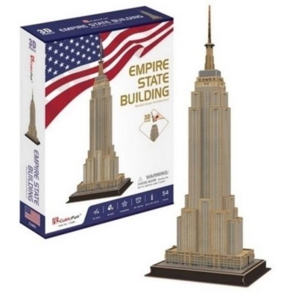 3D puzzle - Empire State Building New York 54db-os CubicFun