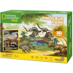 3D puzzle Dínópark-84db-os CubicFun