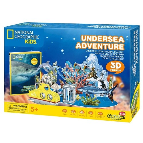 3D puzzle Kaland a tenger alatt