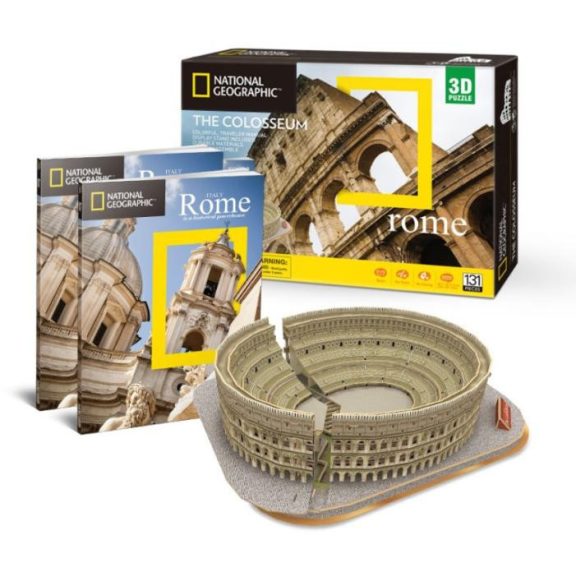 3D puzzle City Travel - Róma- Colosseum-131db-os CubicFun