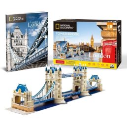 3D puzzle City Travel- London-Tower bridge-120db-os CubicFun