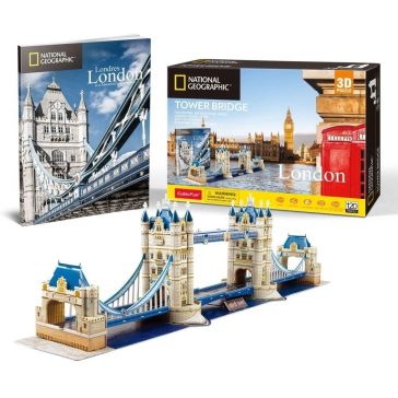 3D puzzle City Travel- London-Tower bridge-120db-os CubicFun