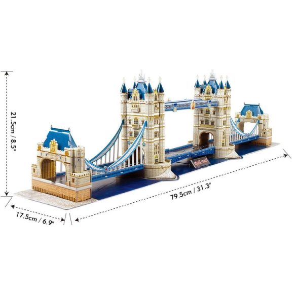3D puzzle City Travel- London-Tower bridge-120db-os CubicFun